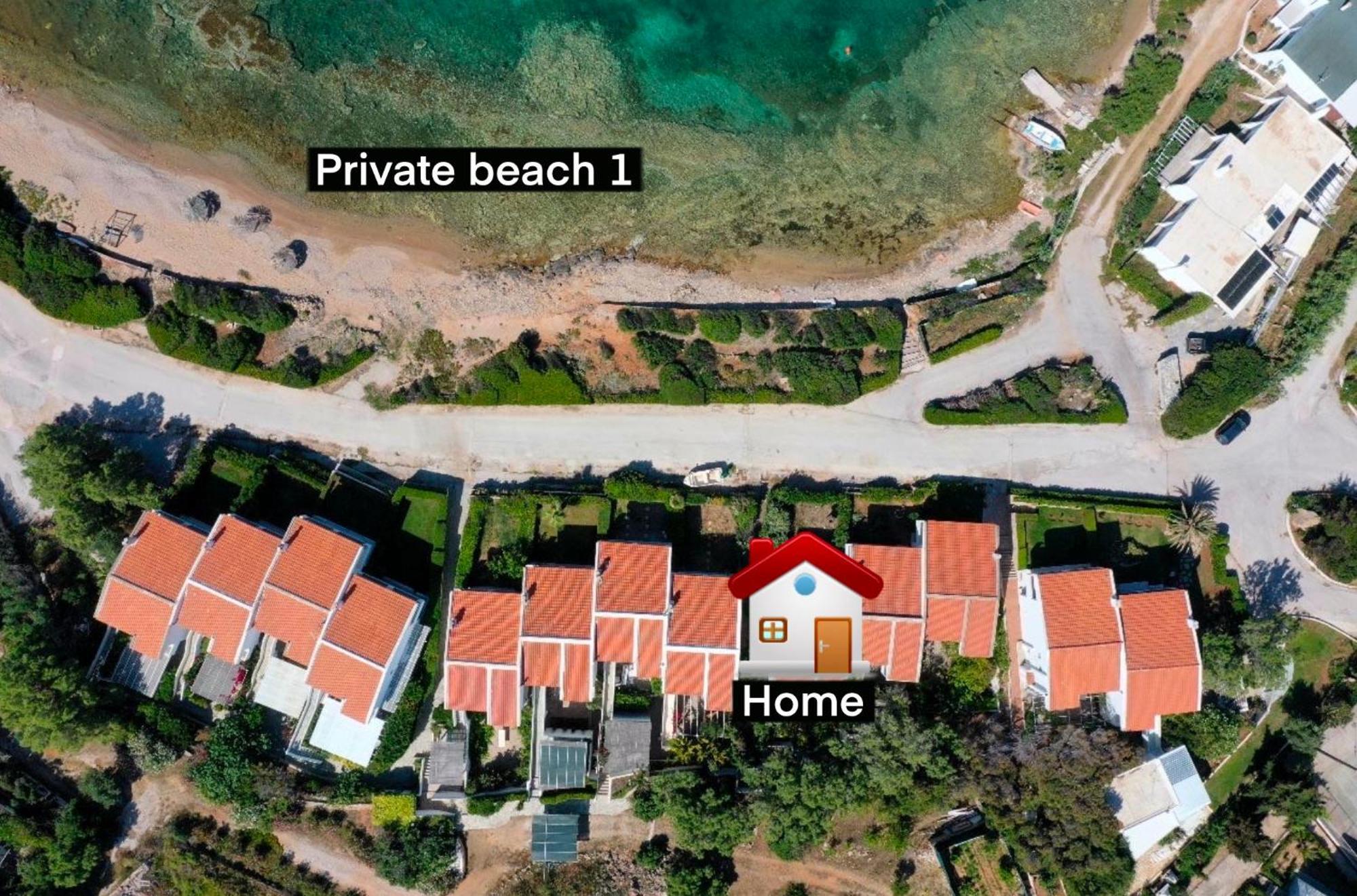 Sounio - Waterfront Luxury Spa Villa Pounta Zeza 170 Sqm On Private Beach Kap Kap Sounion Exterior foto