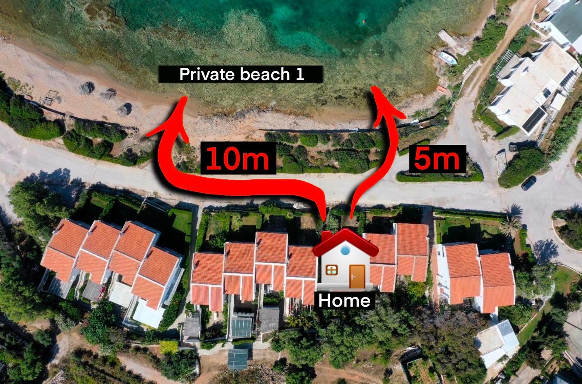 Sounio - Waterfront Luxury Spa Villa Pounta Zeza 170 Sqm On Private Beach Kap Kap Sounion Exterior foto
